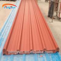 synthetic roof tile/raw material for corrugated roofing sheet/plastic sheet for roofing covering