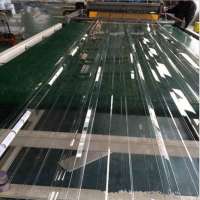 Double sides Uv resistant plastic roofing polycarbonate corrugated sheet